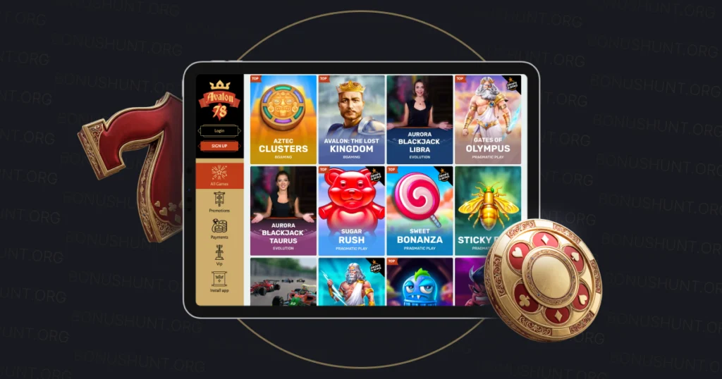 Avalon 78 Casino Games