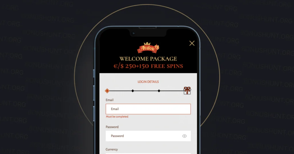 Avalon 78 Casino Registration