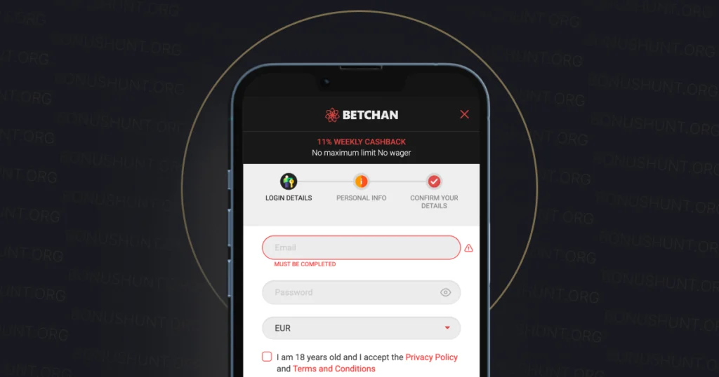 Betchan Casino Registration