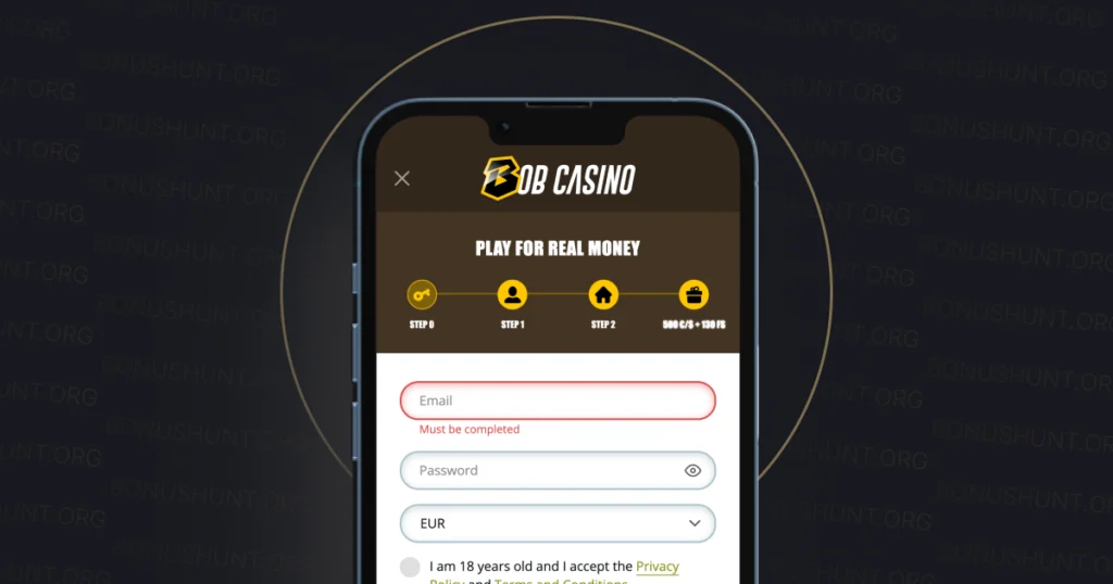 BobCasino Register
