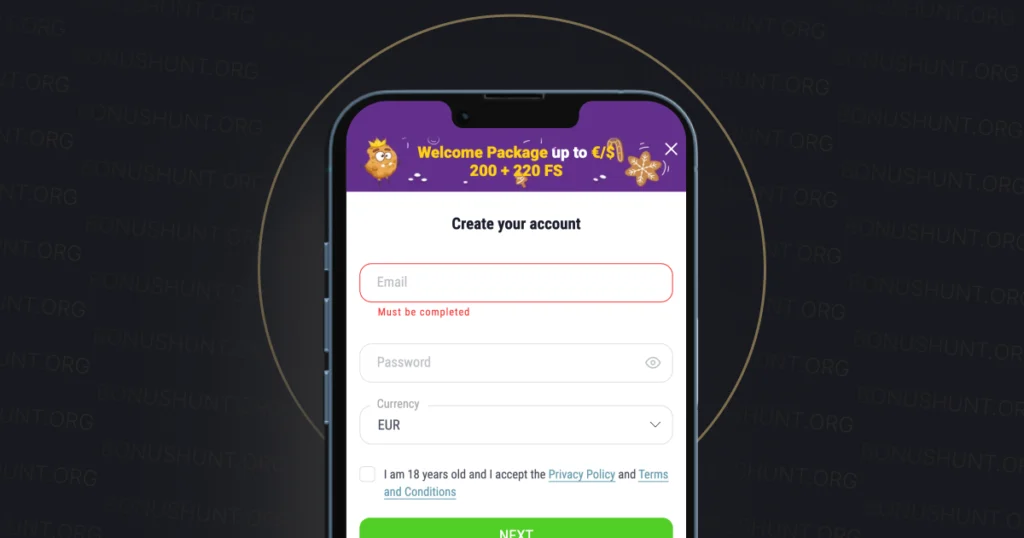 Cookie Casino Registration