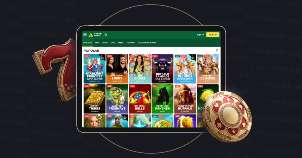 Mason Slots Games