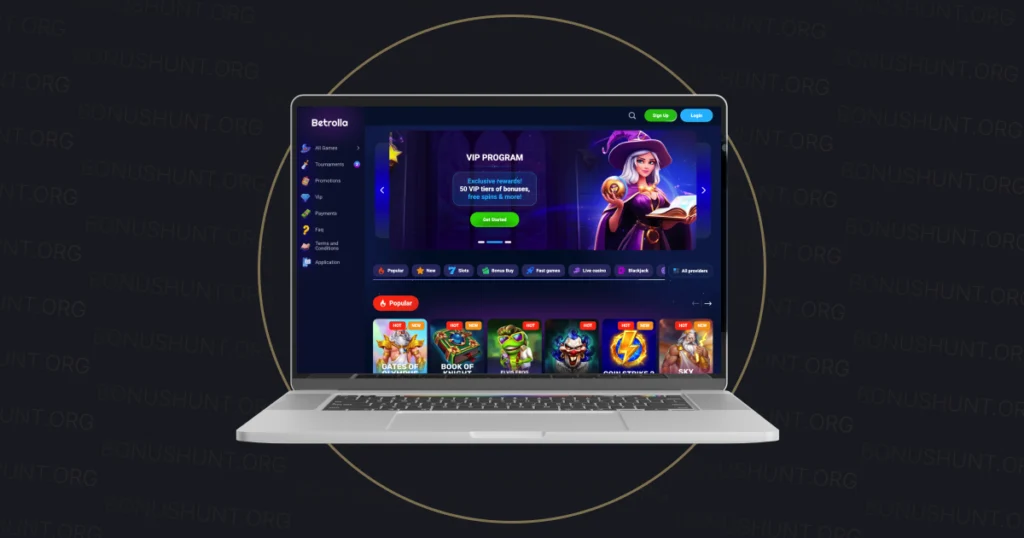 Betrolla Casino Design