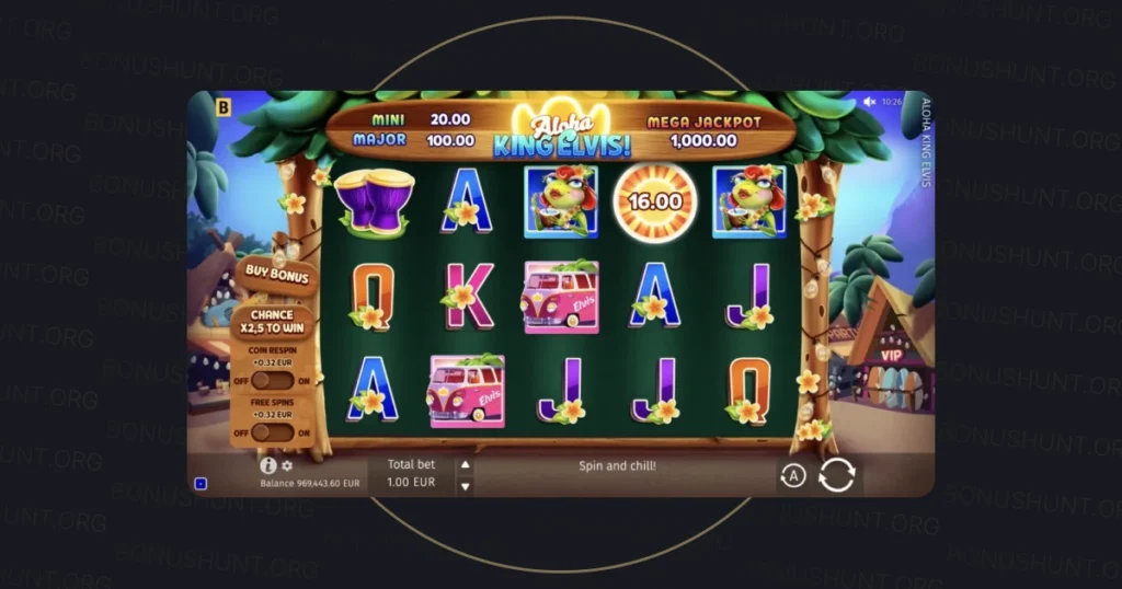 Aloha King Elvis Free Spins